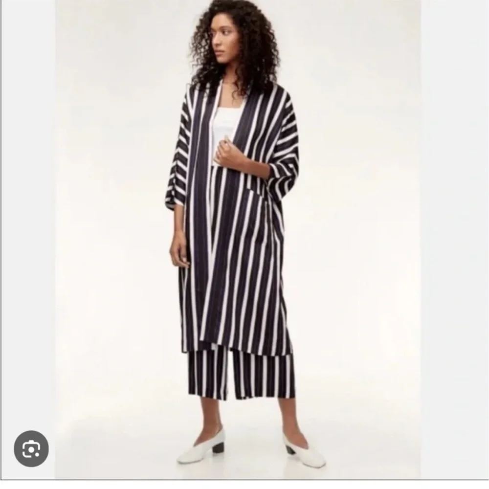 Aritzia Wilfred Striped Durante Jacket